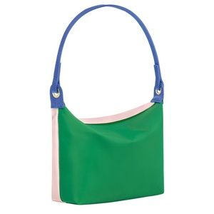 Longchamp Le Pliage Re-Play Shoulder Bag Green & Pink